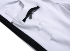 Men’s Patchwork Slim Fit Jeans
