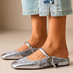 Mary Jane Mule Flats