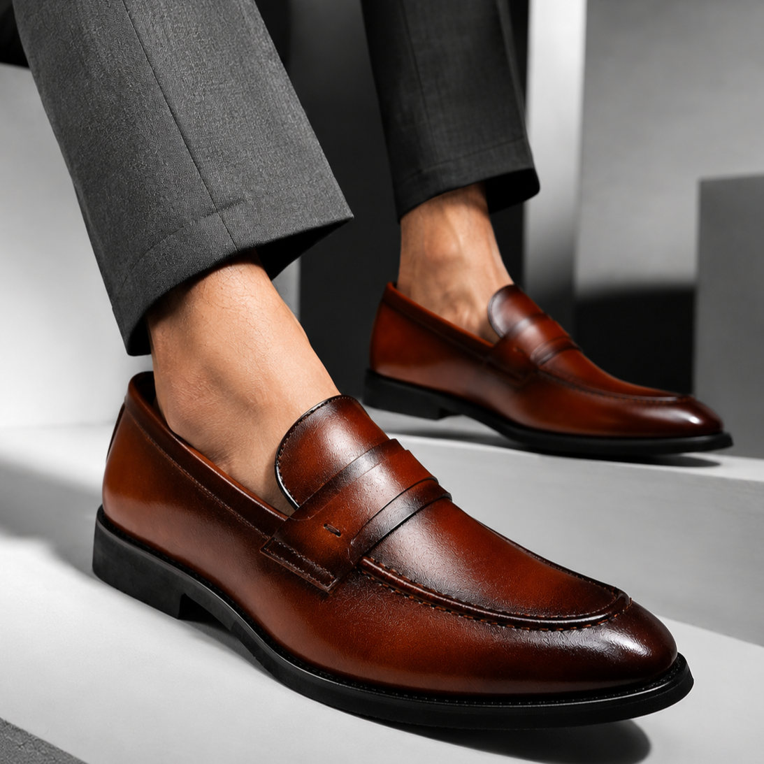 Pointed Toe Dress Loafers