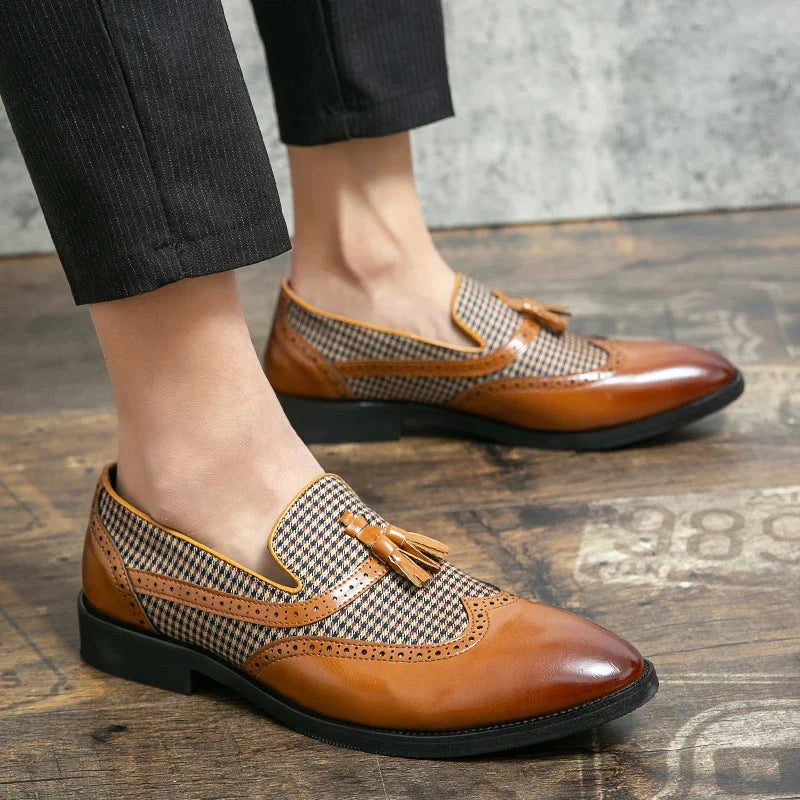 Men's Retro Tassel Loafers