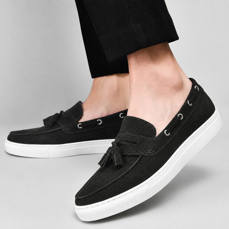 Classic Tassel Suede Loafers