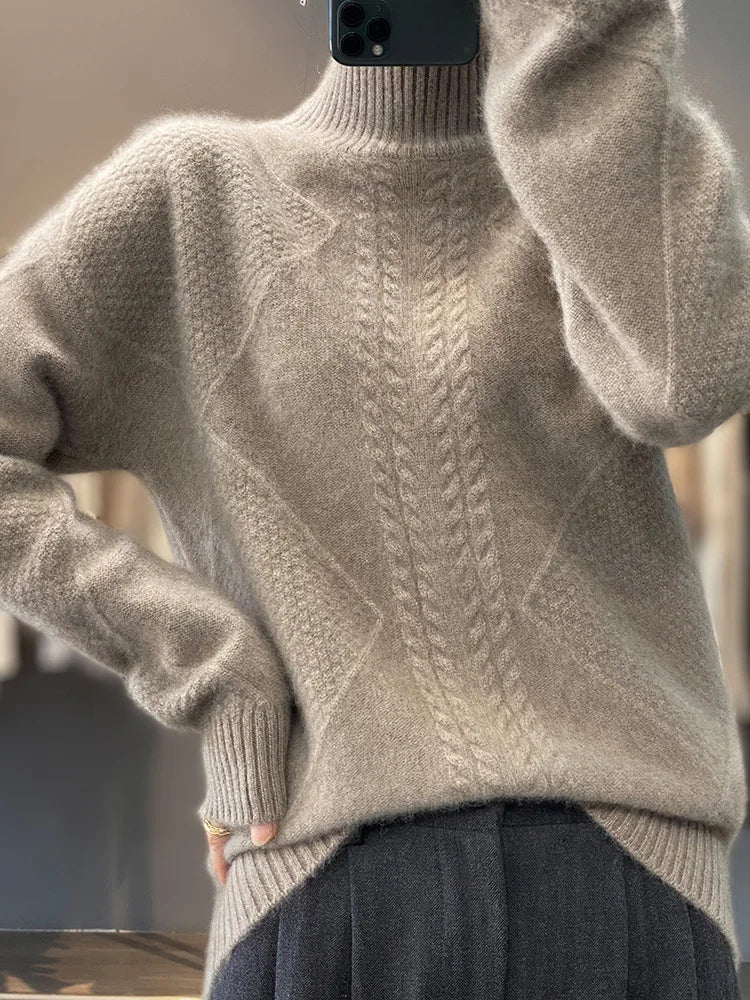 Half Turtleneck Soft Sweater