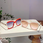 Pearl Chain Gradient Sunglasses