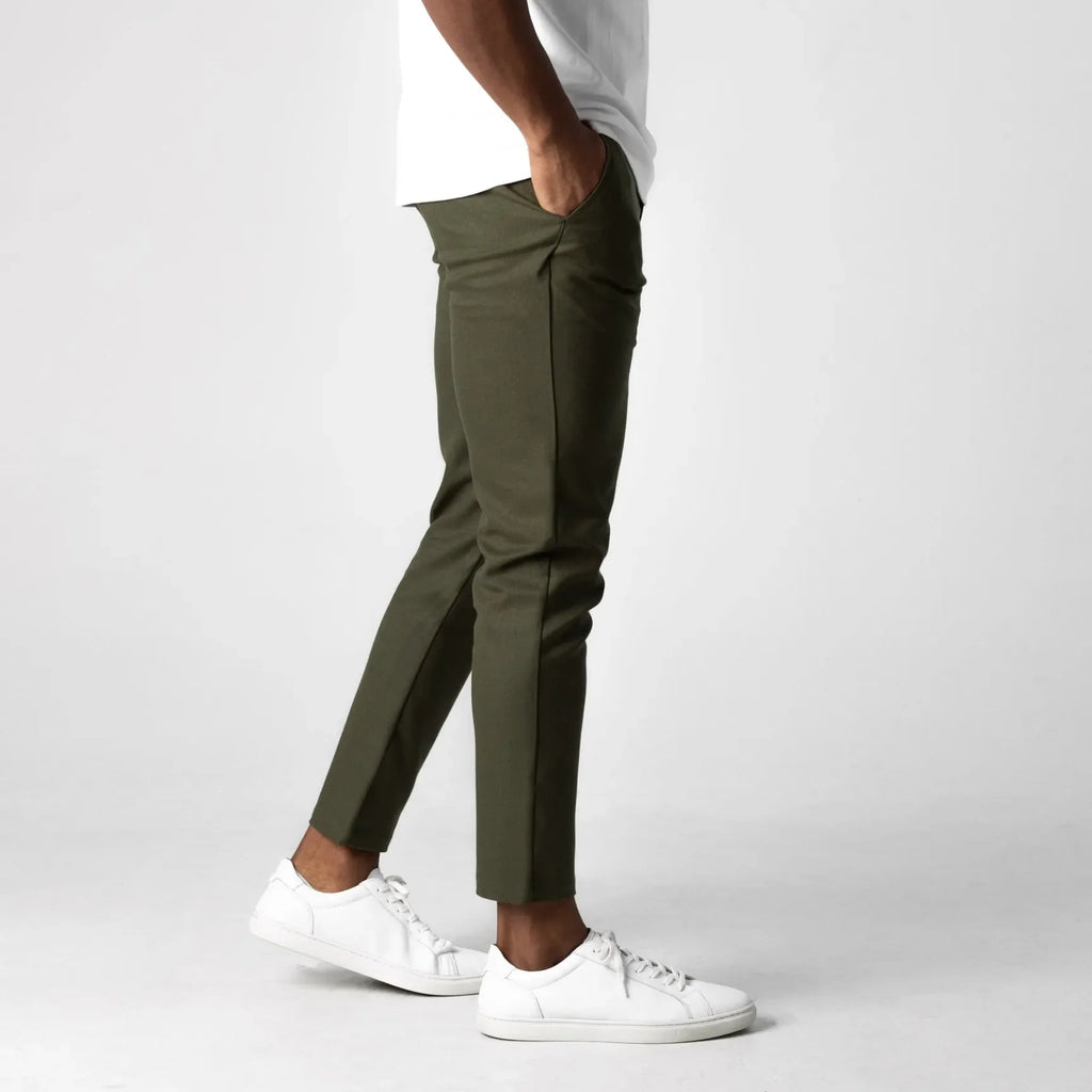 Cotton Casual Suit Trousers
