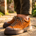 Vintage Thick Sole Leather Shoes