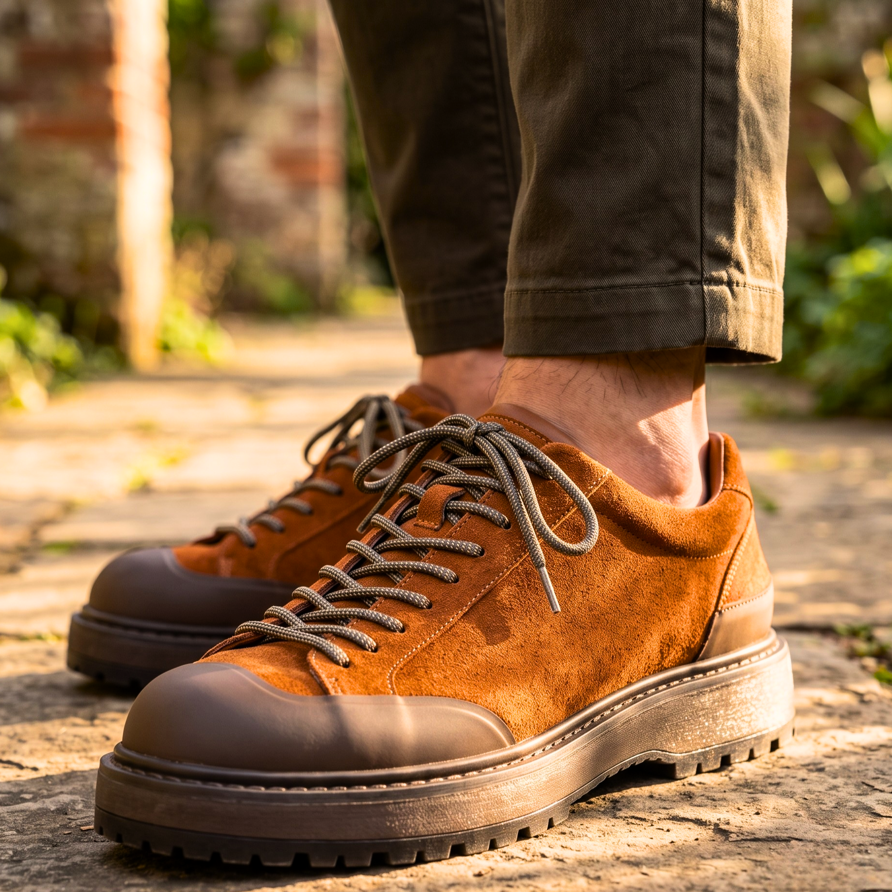 Vintage Thick Sole Leather Shoes
