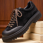 Vintage Thick Sole Leather Shoes