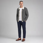 Turn-Down Collar Cardigan
