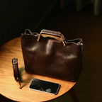 Leather Retro Bucket Bag