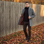 Stand Collar Woollen Coat