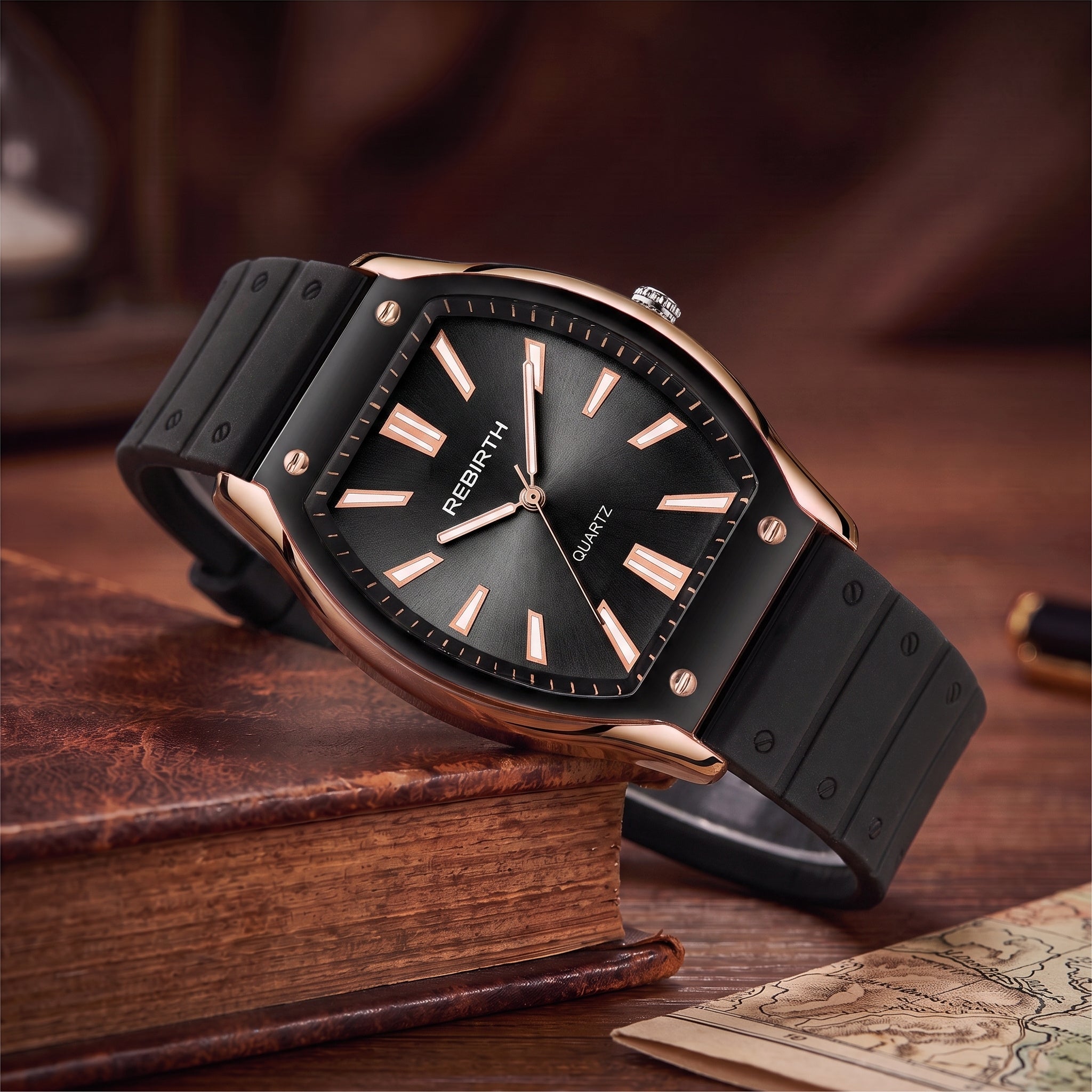 Minimalist Silicone Strap Watch