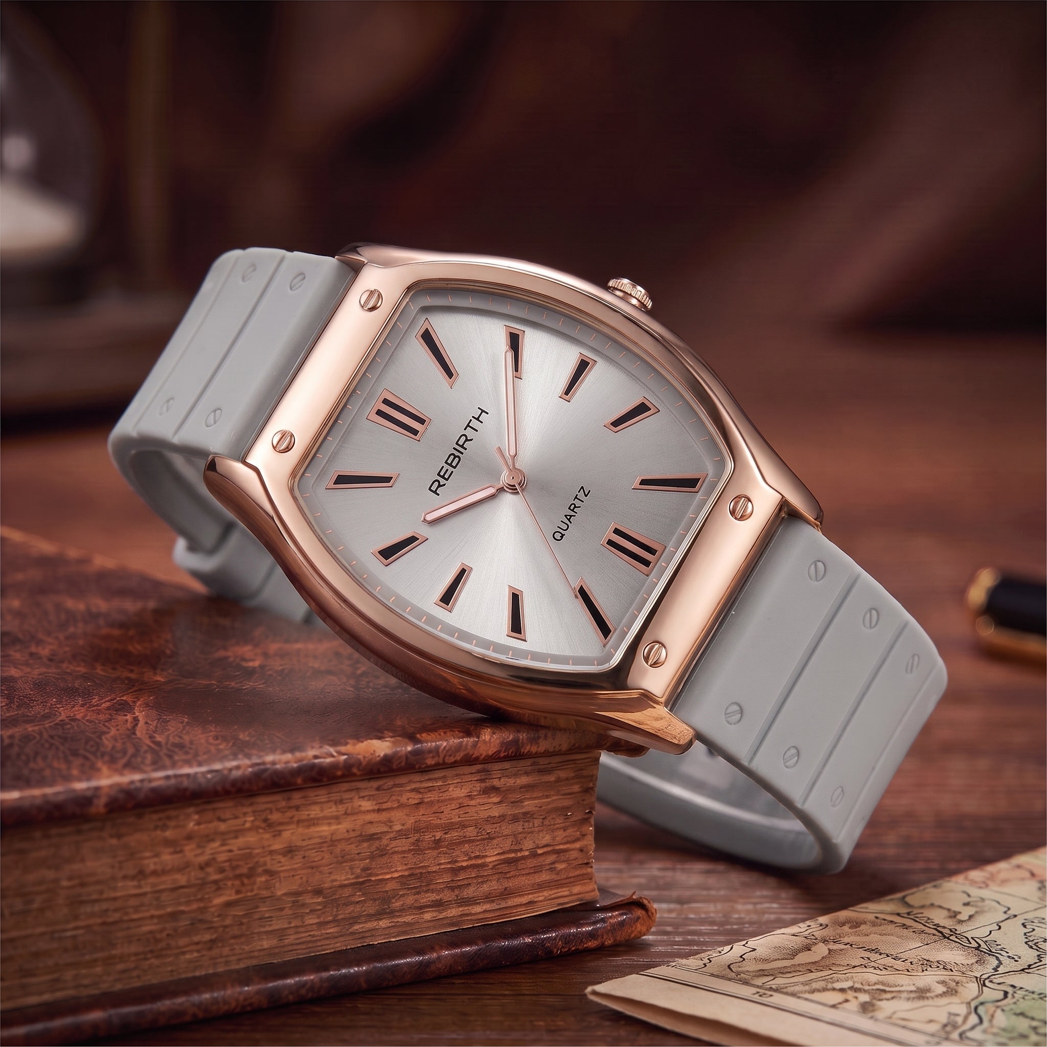 Minimalist Silicone Strap Watch
