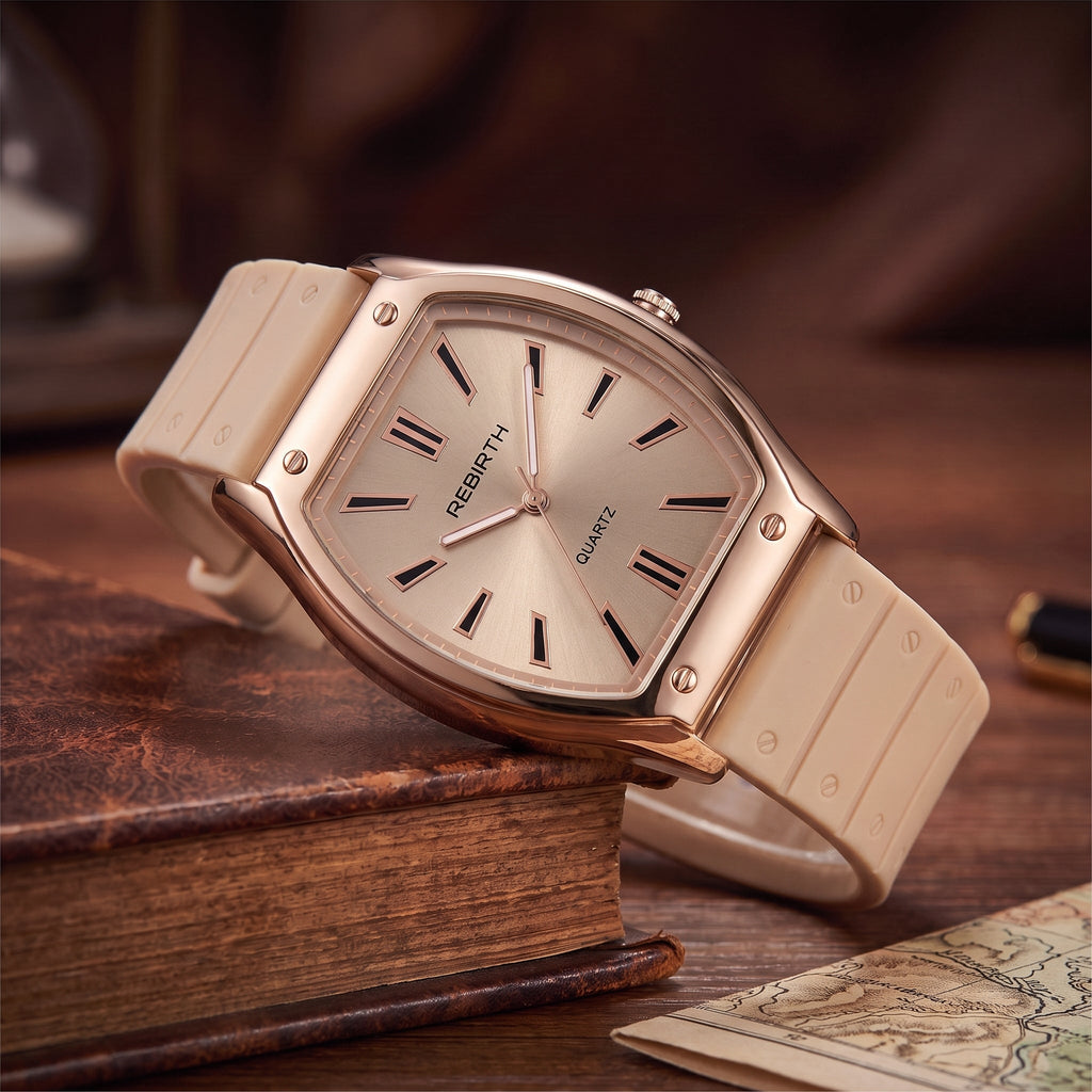 Minimalist Silicone Strap Watch