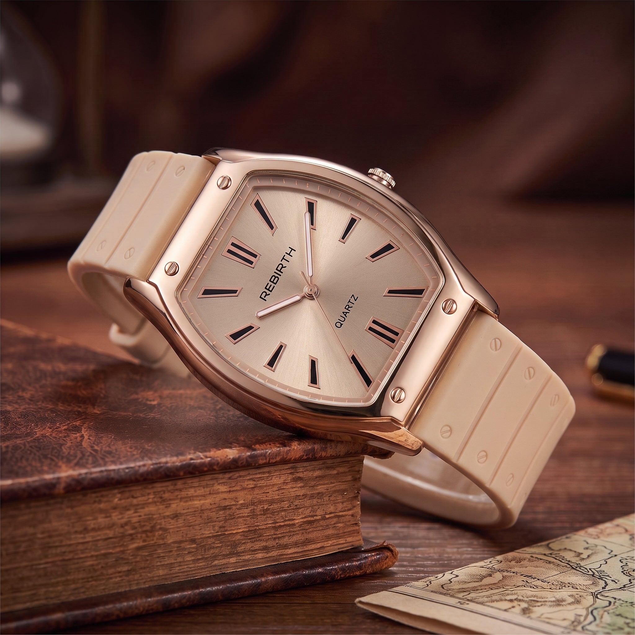 Minimalist Silicone Strap Watch