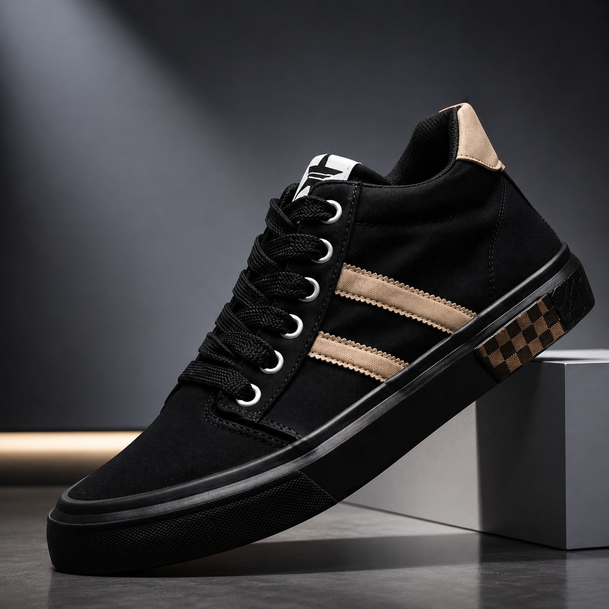 Men's High-Top Canvas Sneakers