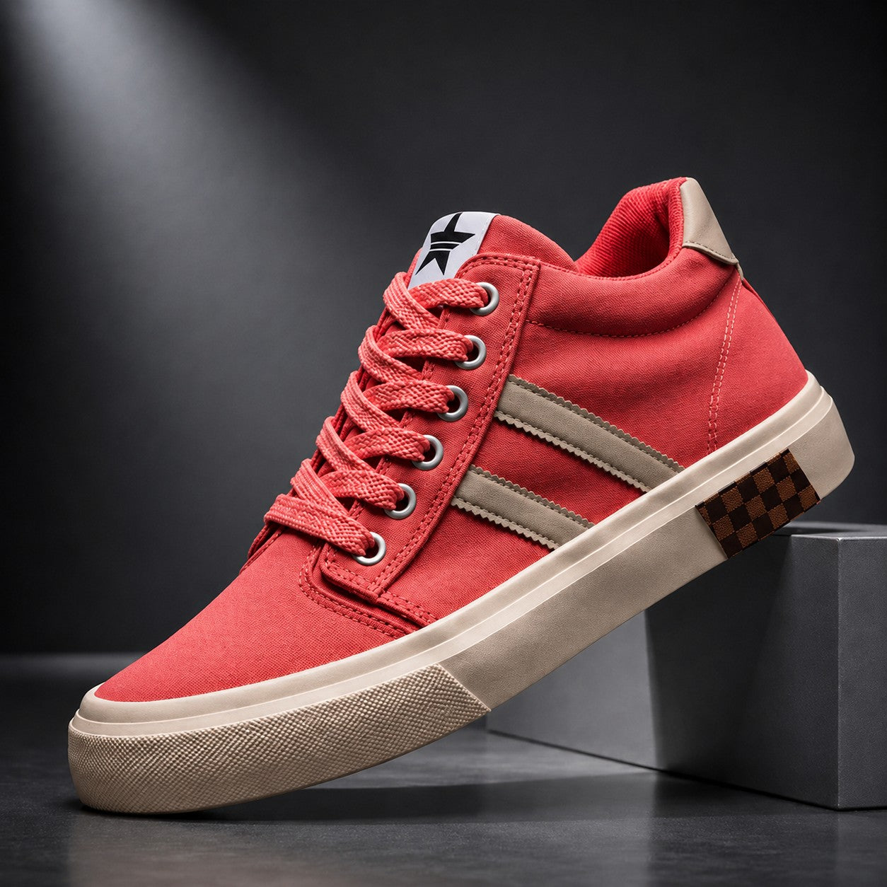 Men's High-Top Canvas Sneakers