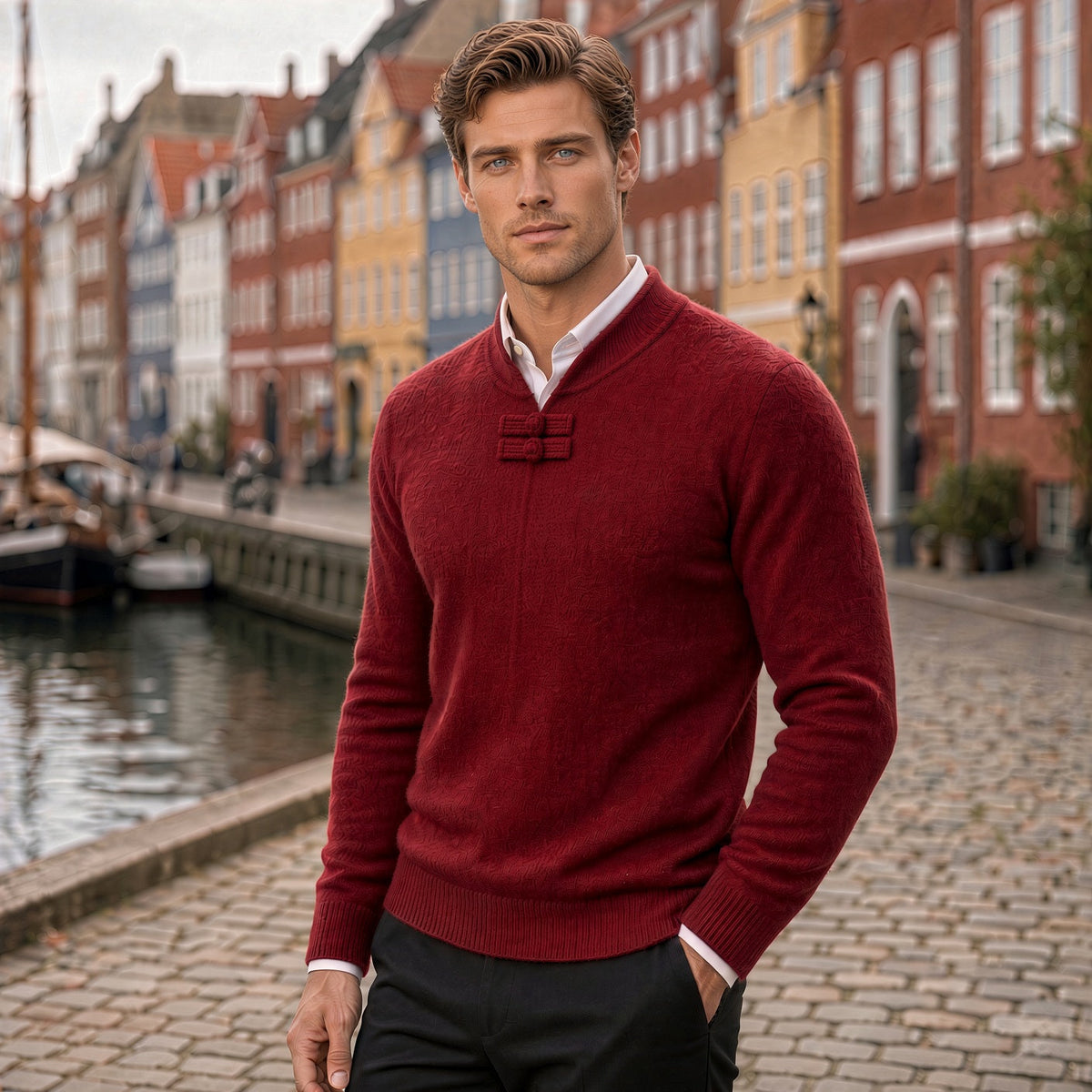 Merino Wool Men's Pullover