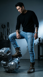 Stretch Slim Denim Pants