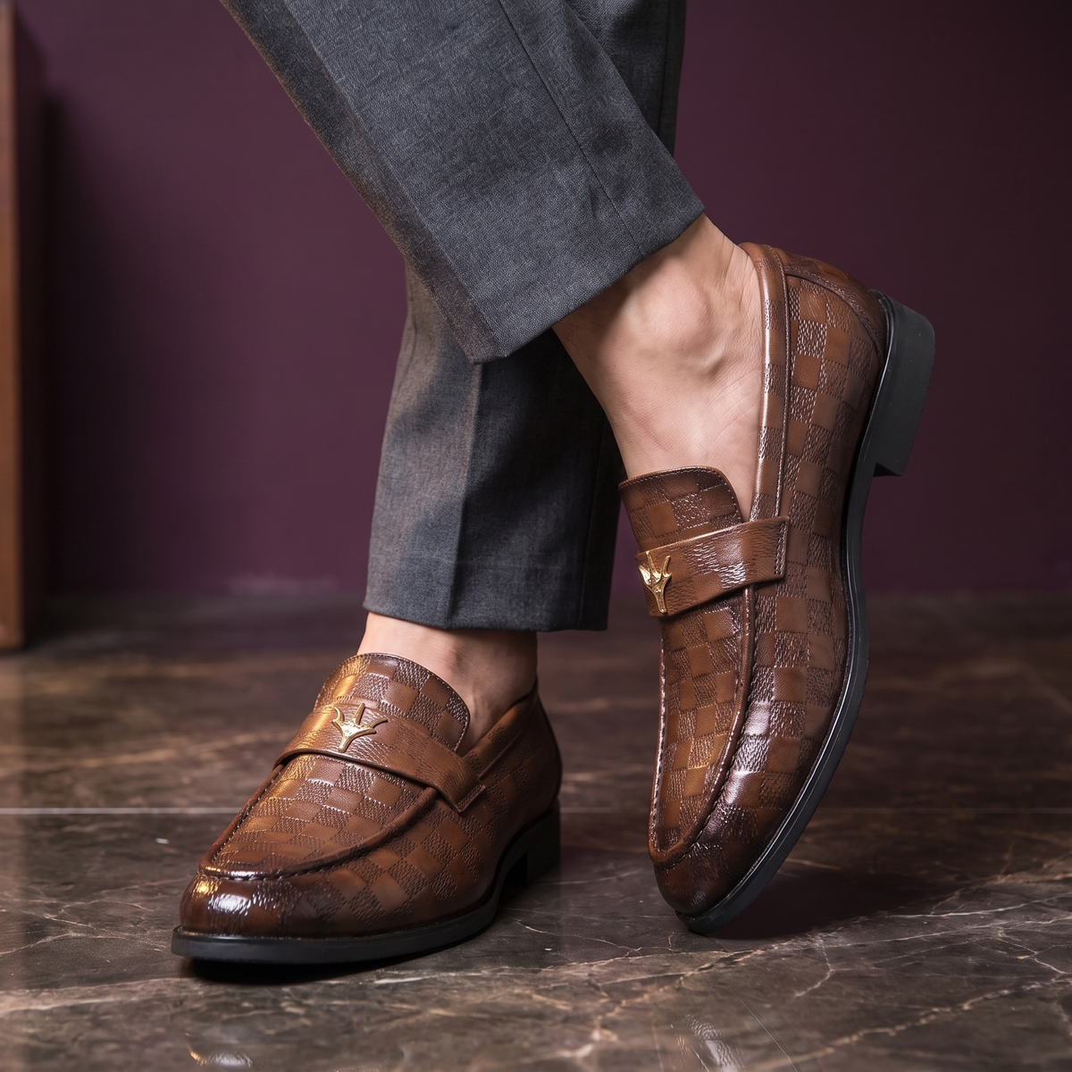 Leather Dress Loafers