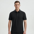 Waffle Textured Silky Polo