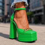 Coccodrilla Sandals Chain Detail