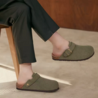 Premium Suede Cork Footbed