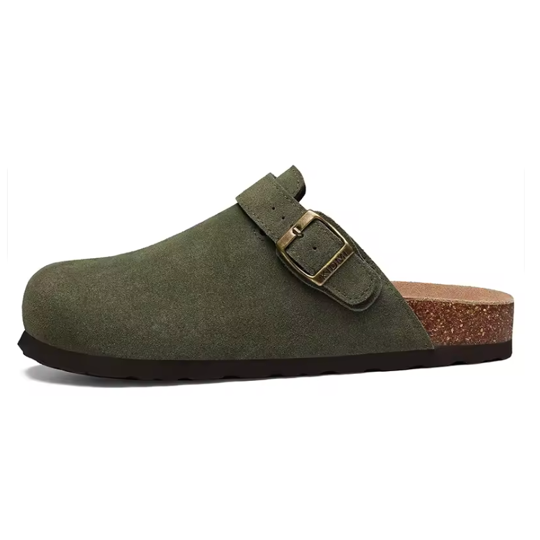 Premium Suede Cork Footbed