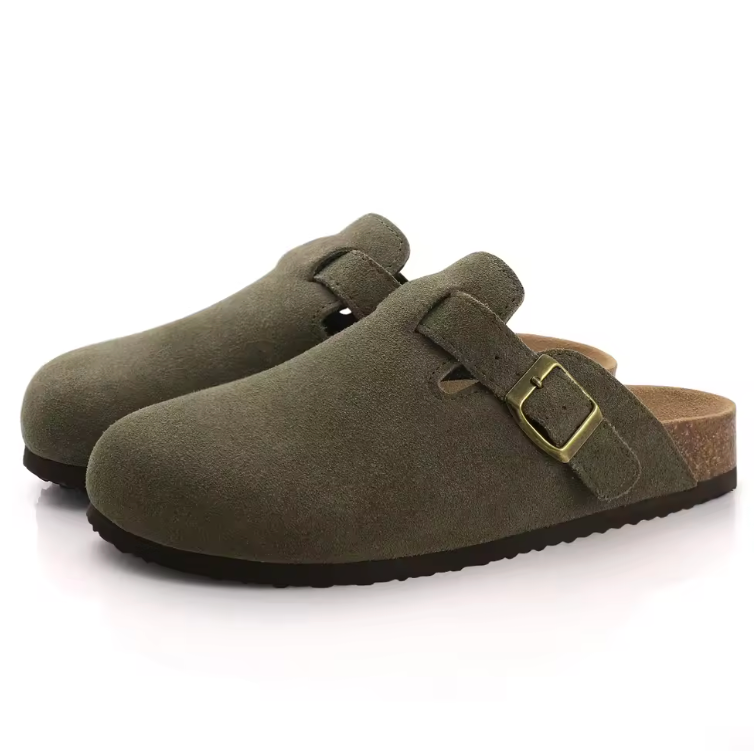 Premium Suede Cork Footbed