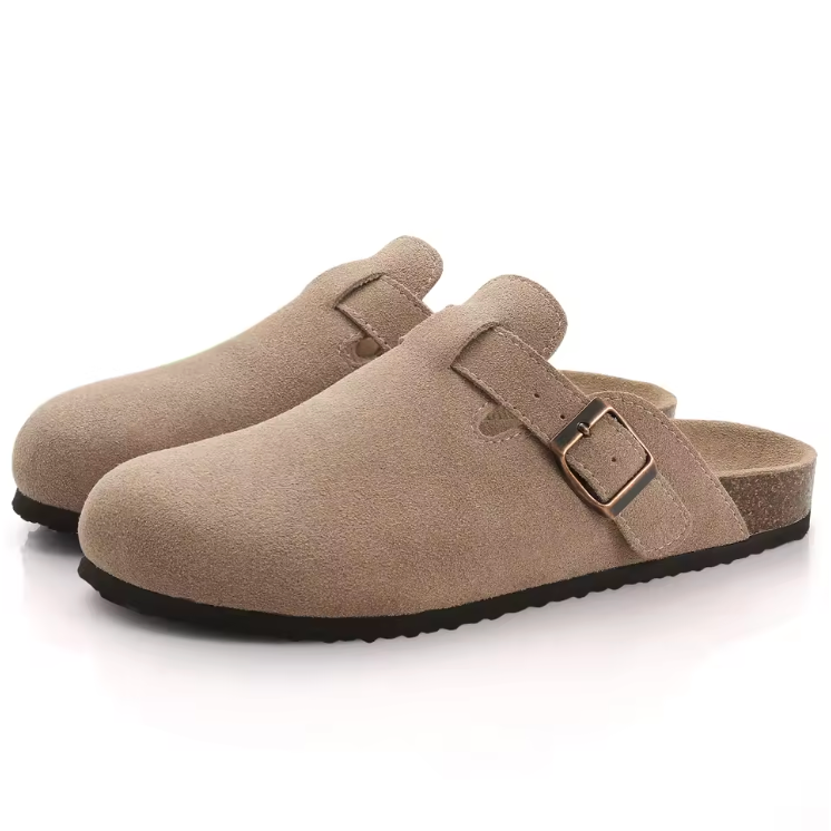 Premium Suede Cork Footbed