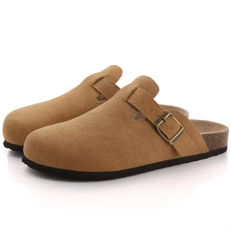 Premium Suede Cork Footbed