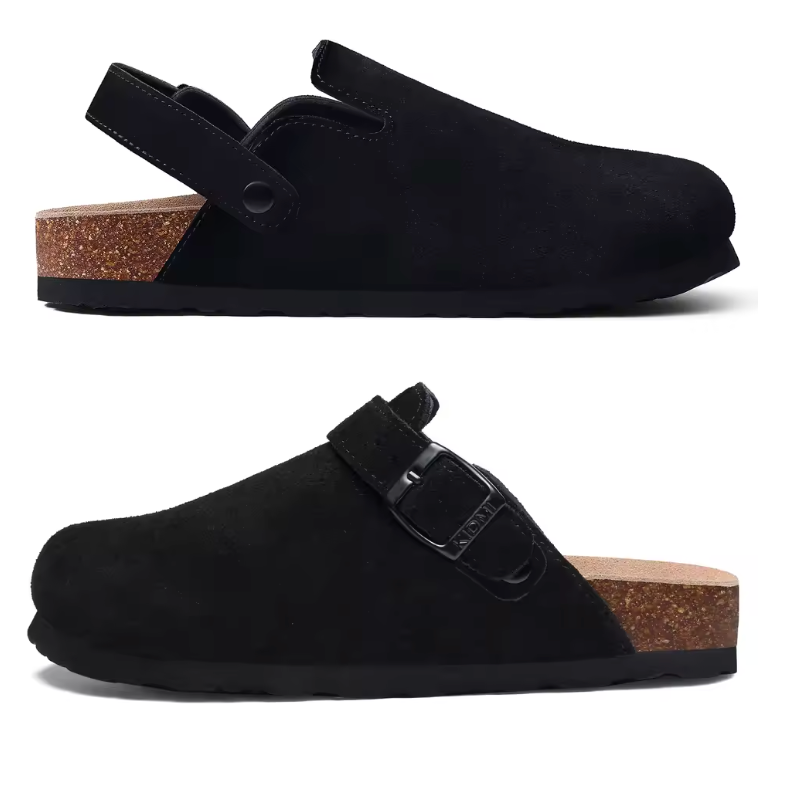Premium Suede Cork Footbed