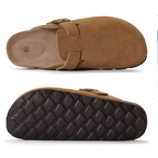 Premium Suede Cork Footbed