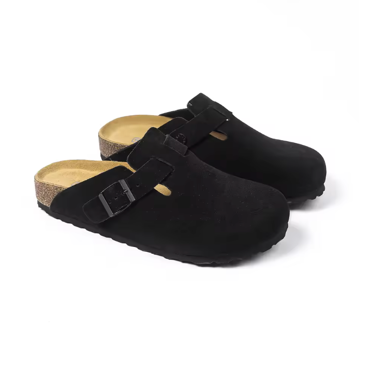 Premium Suede Cork Footbed