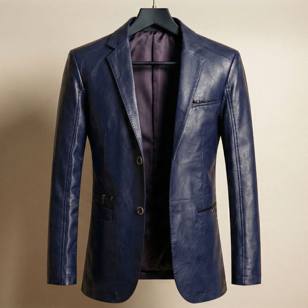 Ricardo Leather Blazer