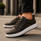 Leather Casual Oxford Sneakers