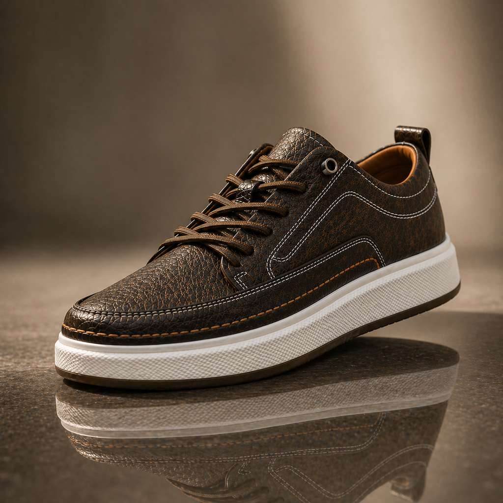 Leather Casual Oxford Sneakers