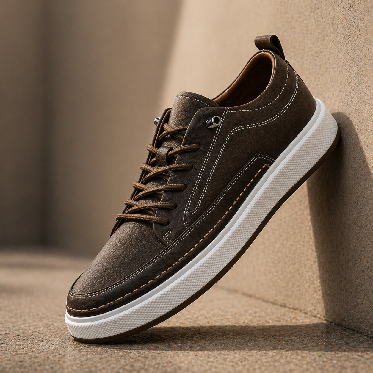Leather Casual Oxford Sneakers