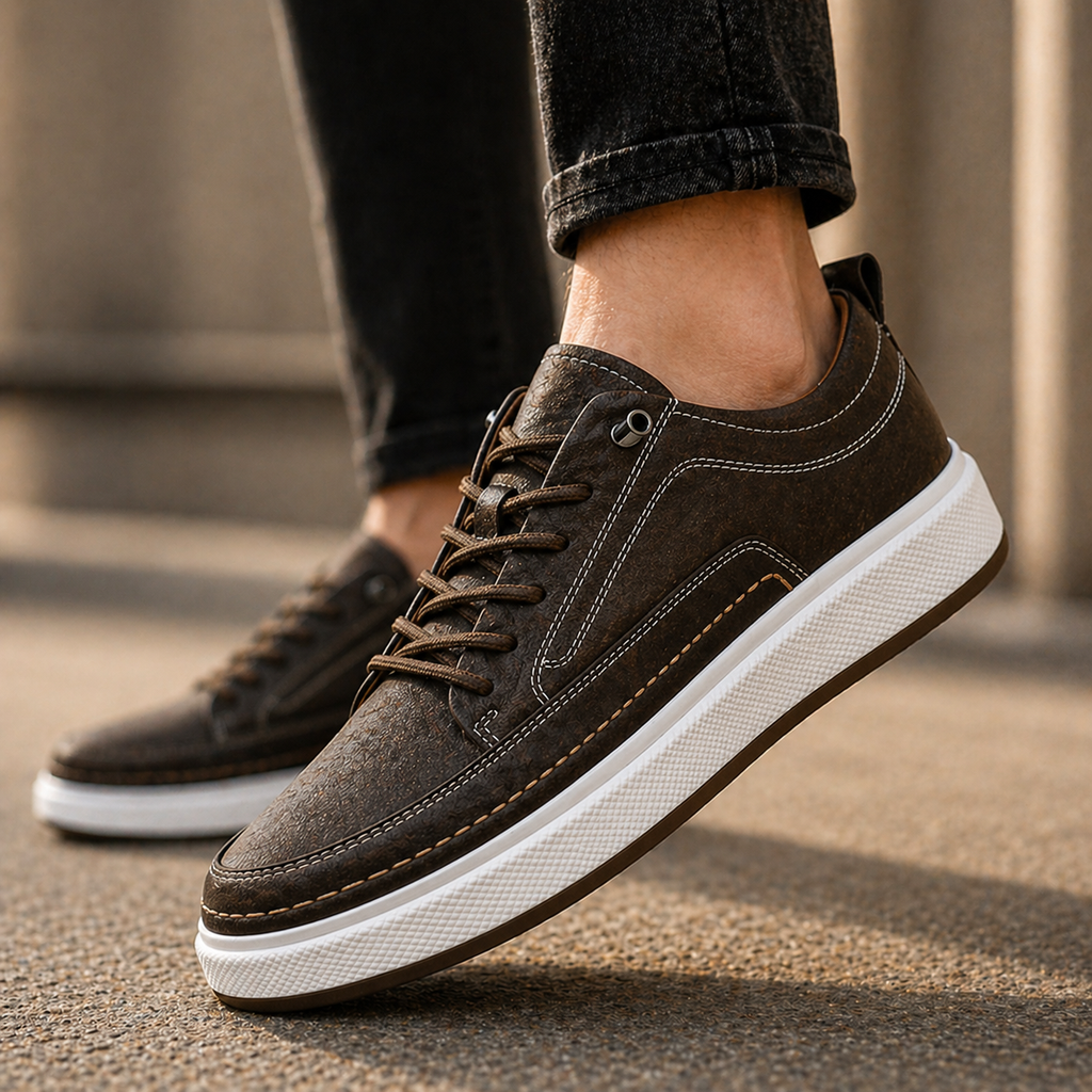 Leather Casual Oxford Sneakers