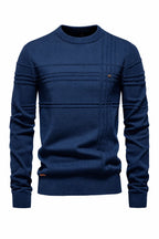 Striped Cotton Crewneck Sweater