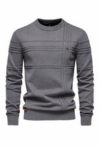 Striped Cotton Crewneck Sweater