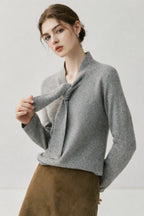 Ribbon Cashmere Sweater