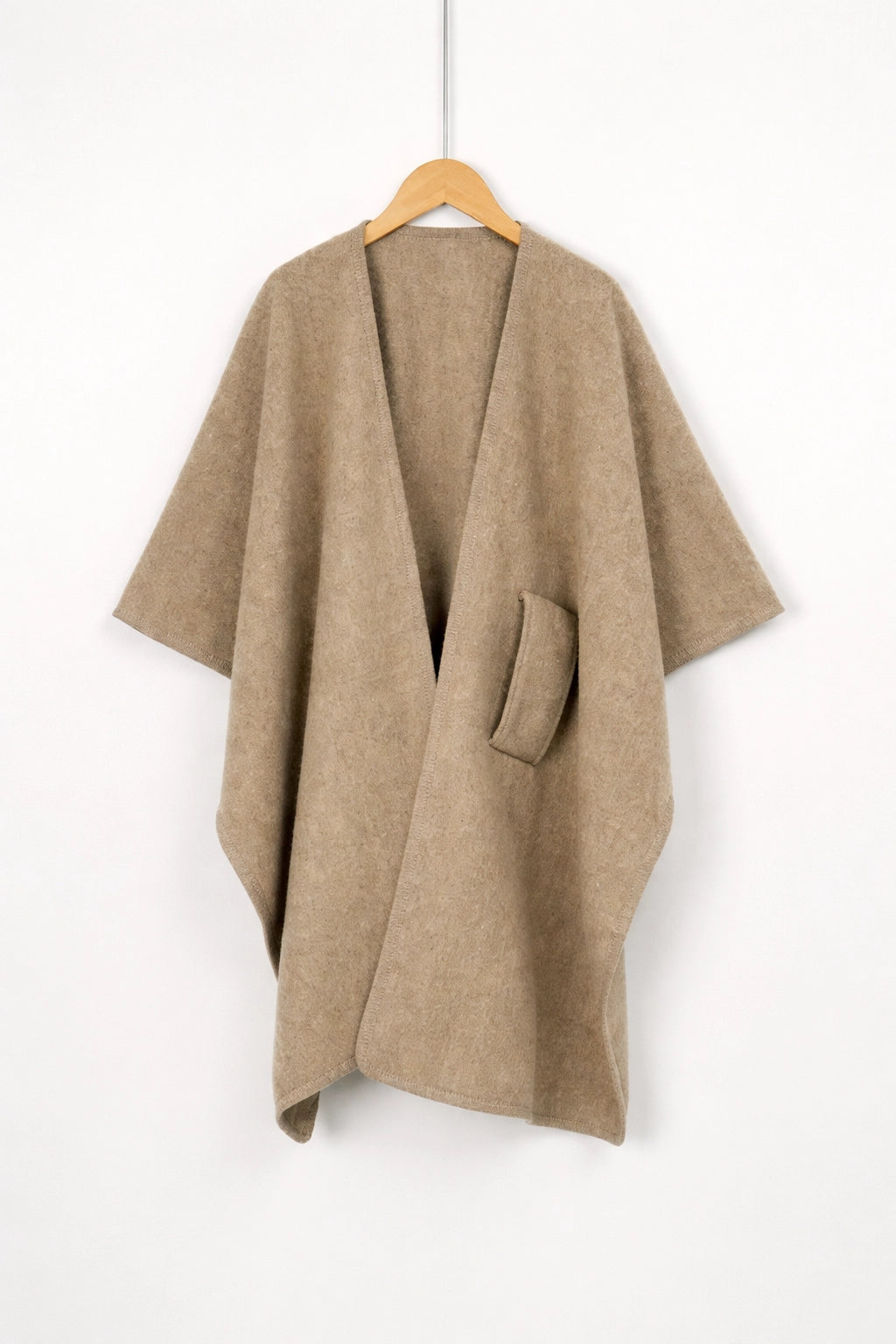 Elegant Knit Shawl Cape