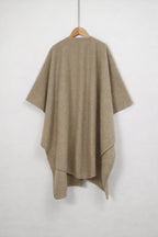 Elegant Knit Shawl Cape