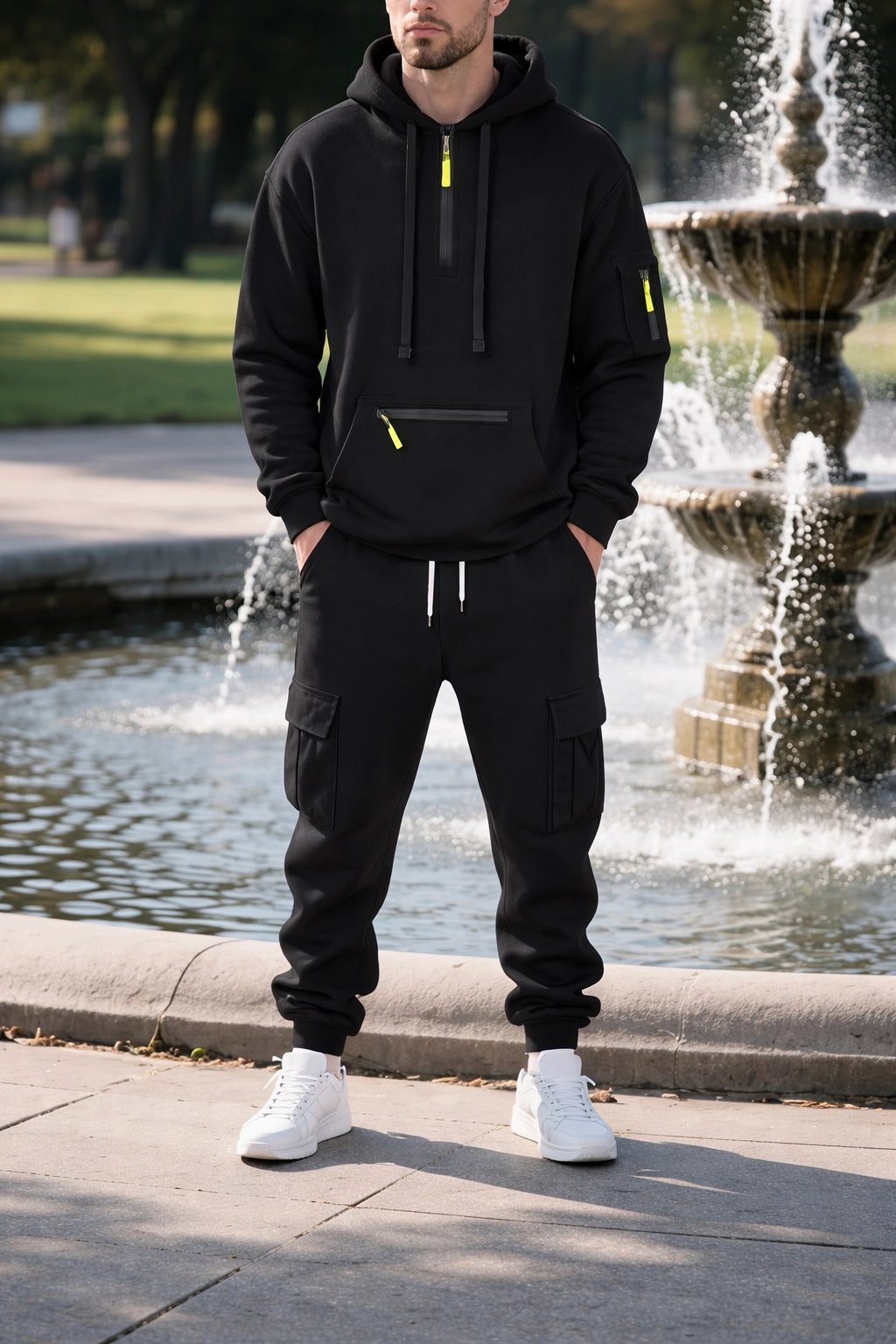 Shield Fleece Tracksuit Set