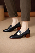 Thick Heel Mary Jean Shoes