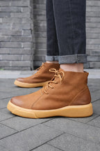 Breathable Leather Sneakers