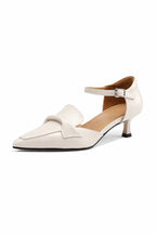 Cowhide Pointed Sandals