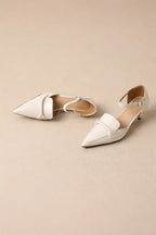 Cowhide Pointed Sandals