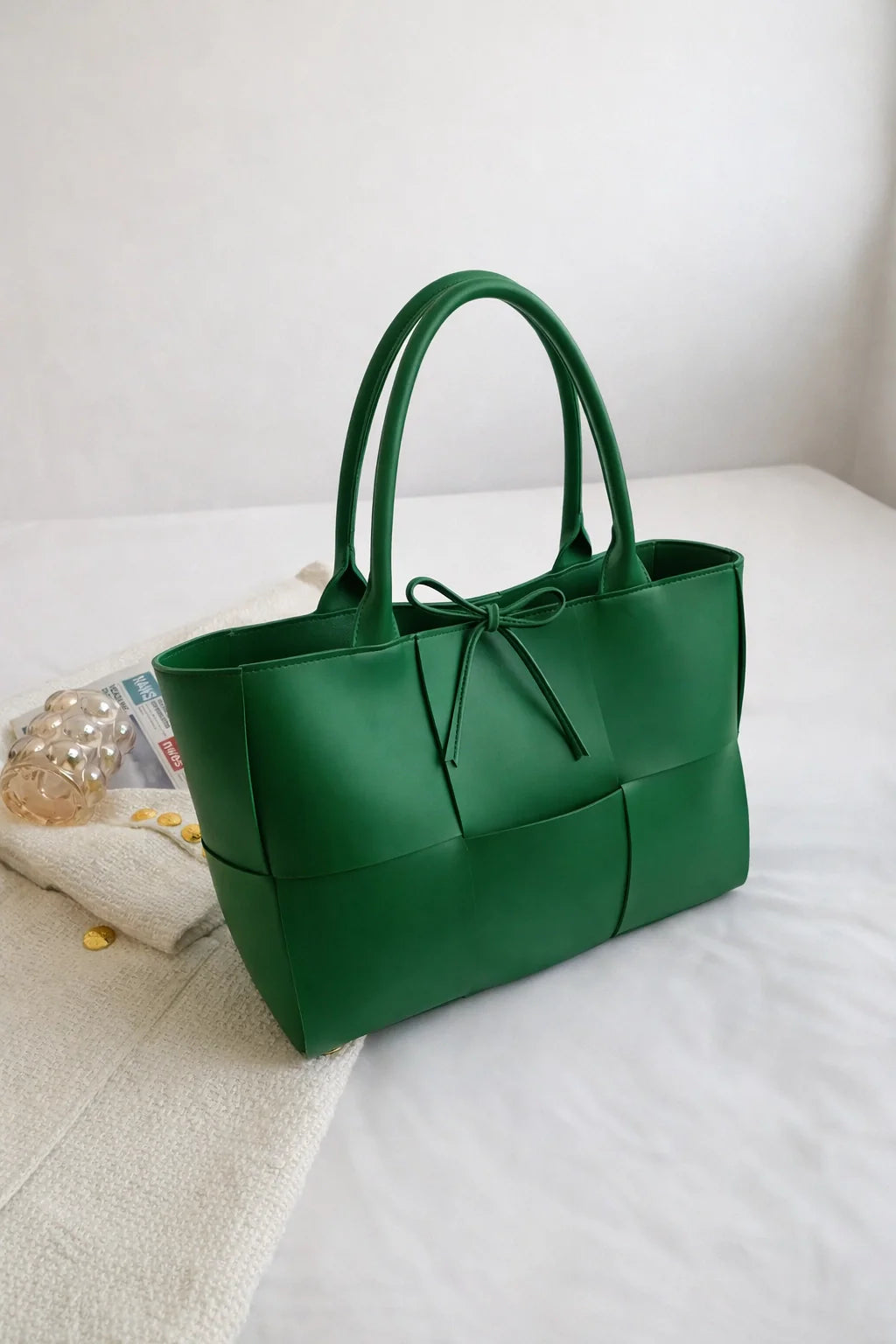 PU Leather Tote Set