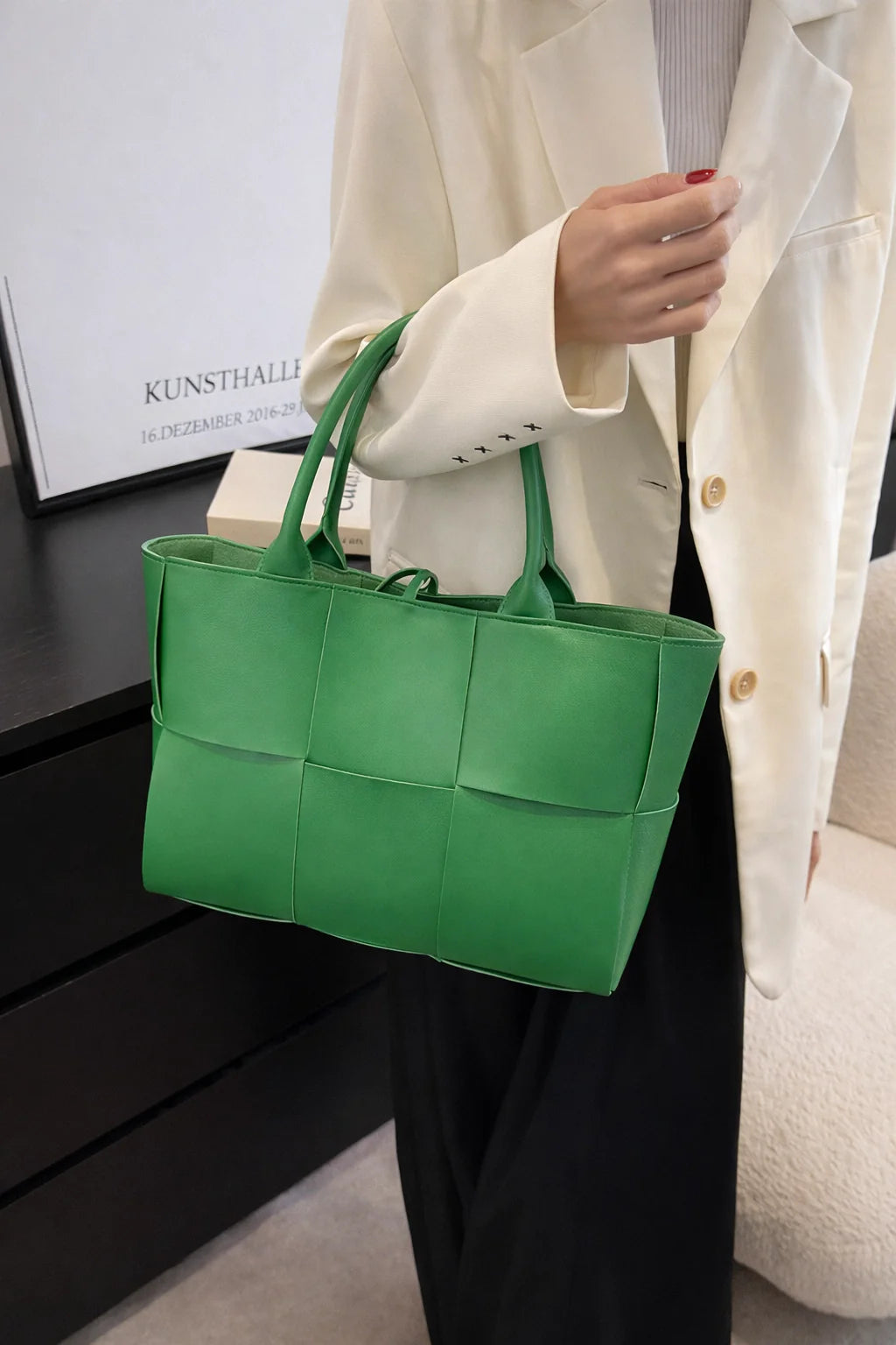 PU Leather Tote Set